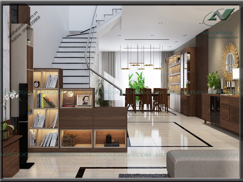 Thiết kế nội thất nhà hiện đại Mr. Chinh - Đầm Trấu 5 Thiết kế nội thất nhà đẹp hiện đại - Nội thất Anh Vũ