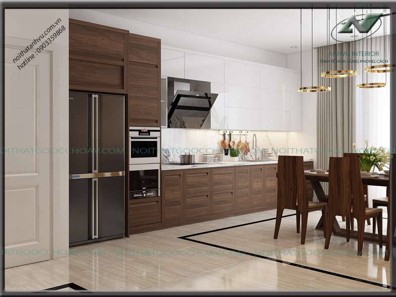 Thiết kế nội thất nhà hiện đại Mr. Chinh - Đầm Trấu 6 Thiết kế nội thất nhà đẹp hiện đại - Nội thất Anh Vũ