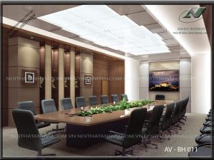 bàn họp văn phòng đẹp cao cấp - Nội thất Anh Vũ