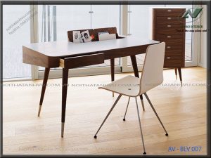 bàn làm việc gỗ óc chó đẹp - Nội thất Anh Vũ