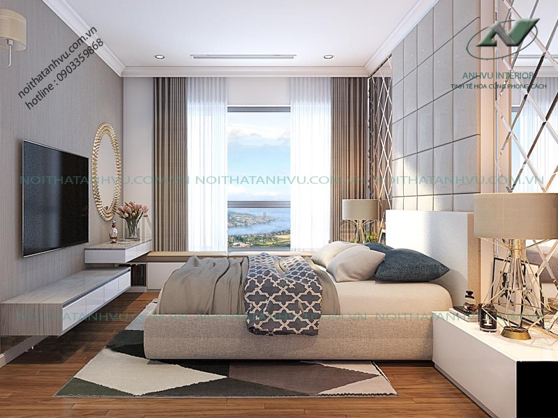 Thiết kế nội thất chung cư 3 phòng ngủ Mr. Hải - Park Hill 6 Nội thất chung cư 3 phòng ngủ cao cấp - Nội thất Anh Vũ