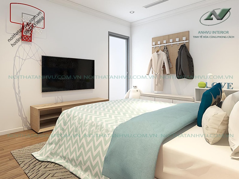 Thiết kế nội thất chung cư 3 phòng ngủ Mr. Hải - Park Hill 8 Nội thất chung cư 3 phòng ngủ cao cấp - Nội thất Anh Vũ