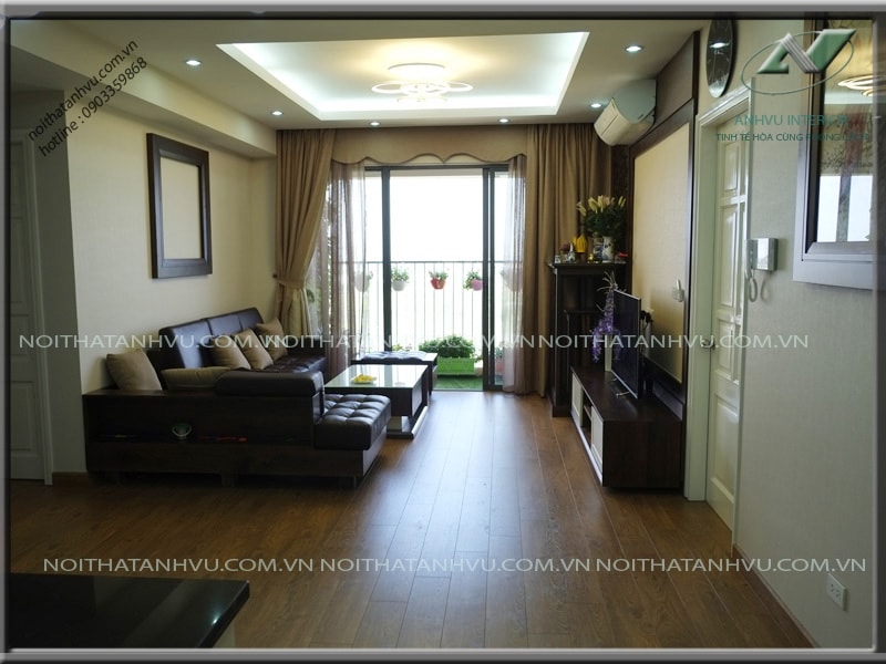 Thi công nội thất chung cư đẹp Mr. Thủy - Hà Đông 1 Nội thất chung cư đẹp - Nội thất Anh Vũ