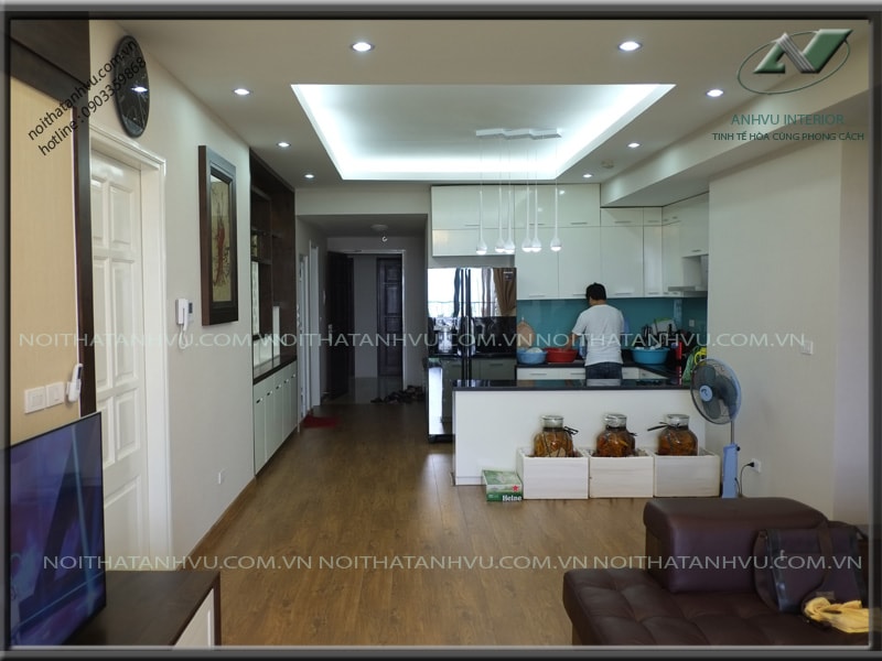 Thi công nội thất chung cư đẹp Mr. Thủy - Hà Đông 6 Nội thất chung cư đẹp - Nội thất Anh Vũ