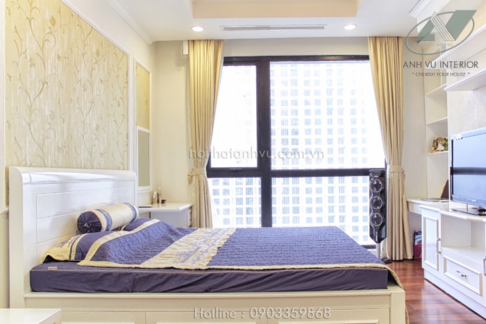 Thi công nội thất chung cư tiện nghi Mr. Chương - Royal City 9 Nội thất chung cư tiện nghi - Nội thất Anh Vũ
