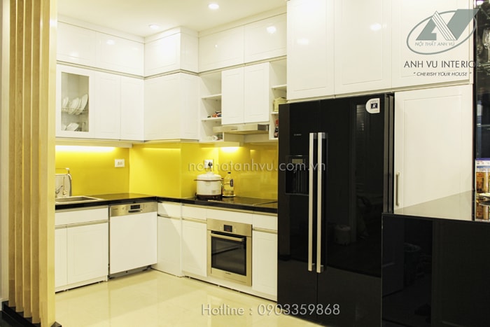 Thi công nội thất chung cư tiện nghi Mr. Chương - Royal City 6 Nội thất chung cư tiện nghi - Nội thất Anh Vũ