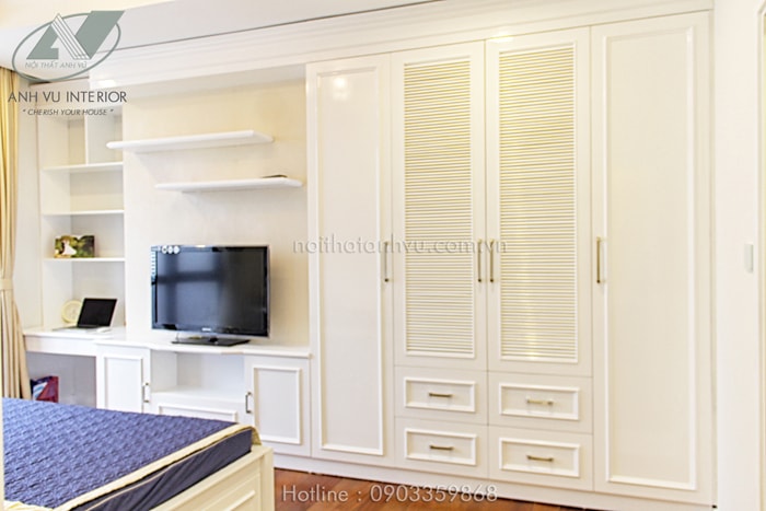 Thi công nội thất chung cư tiện nghi Mr. Chương - Royal City 10 Nội thất chung cư tiện nghi - Nội thất Anh Vũ