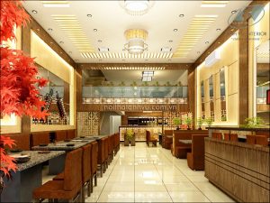 Thiết kế nội thất nhà hàng BBQ - Nội thất Anh Vũ
