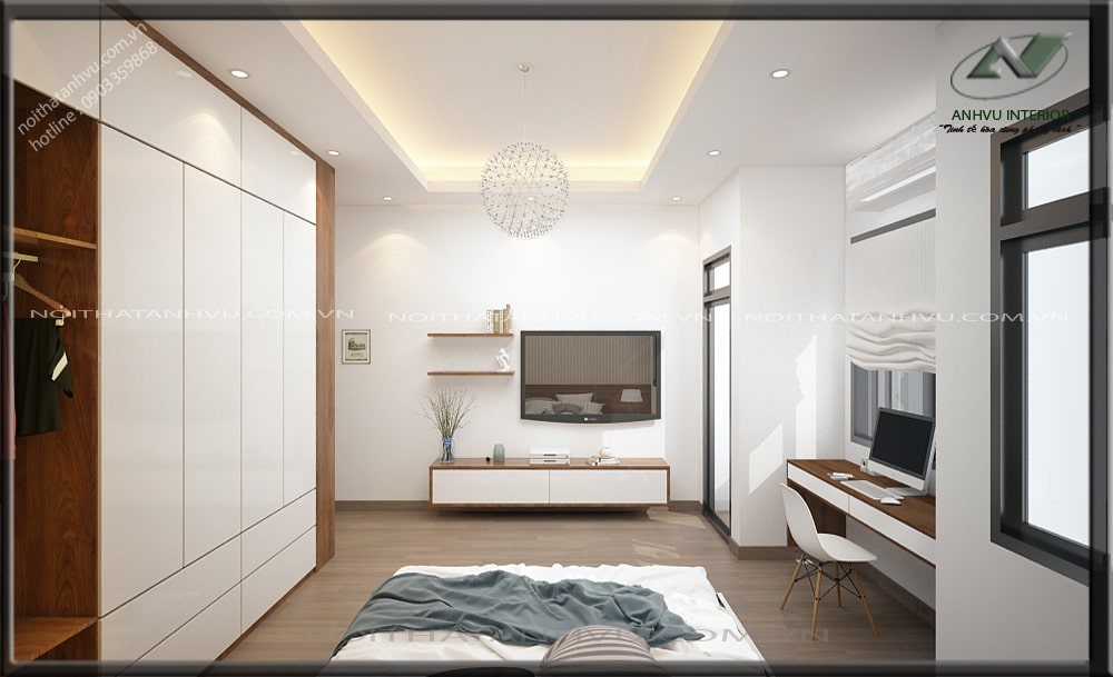 Thiết Kế nội thất nhà đẹp hiện đại Mr. Linh - Tây Đô 7 Thiết kế nội thất nhà đẹp hiện đại - Nội thất Anh Vũ
