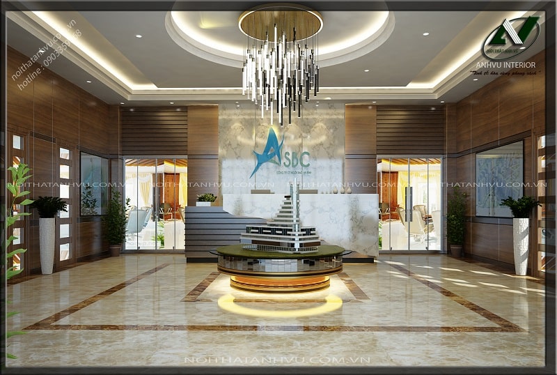 Thiết kế nội thất văn phòng hiện đại công ty ASBC 6 Thiết kế nội thất văn phòng hiện đại - Nội thất Anh Vũ