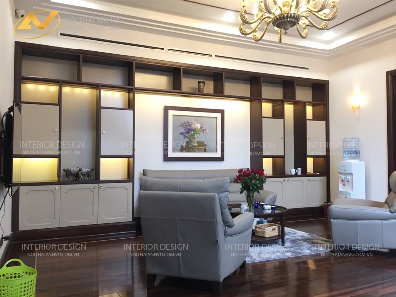 Thiết kế thi công nội thất biệt thự Mr. Thị - Cầu Giấy 1 Thiết kế Thi công nội thất biệt thự tân cổ điển - Nội thất Anh Vũ