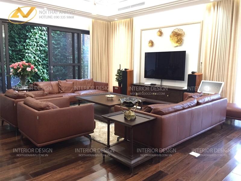 Thi công nội thất bên trong thất biệt thự Mr. Dũng - Lâm Hạ 1 Thi công nội thất biệt thự tân cổ điển - Nội thất Anh Vũ