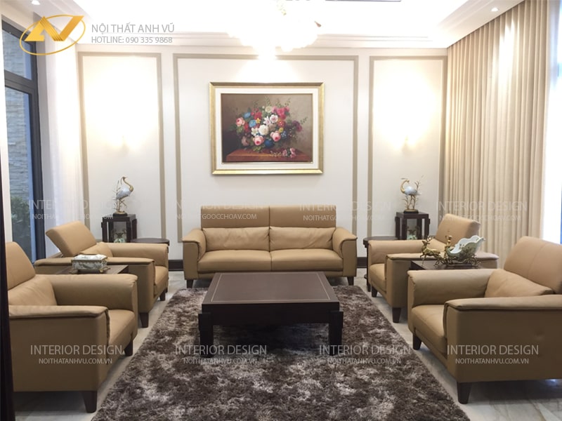 Thi công nội thất bên trong thất biệt thự Mr. Dũng - Lâm Hạ 3 Thi công nội thất biệt thự tân cổ điển - Nội thất Anh Vũ