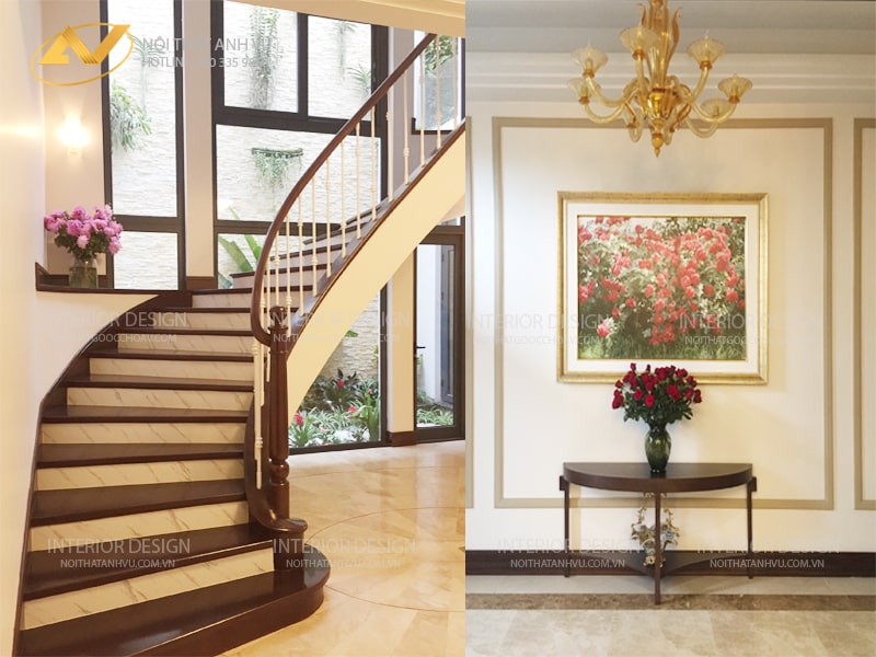 Thi công nội thất bên trong thất biệt thự Mr. Dũng - Lâm Hạ 8 Thi công nội thất biệt thự tân cổ điển - Nội thất Anh Vũ