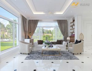 Thiết kế nội thất biệt thự đẹp ecopark - nội thất Anh Vũ