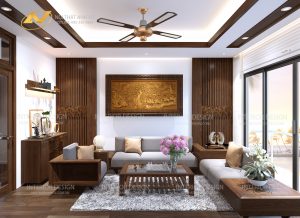 Thiết kế nội thất nhà phố sang trọng - Nôi thất Anh Vũ