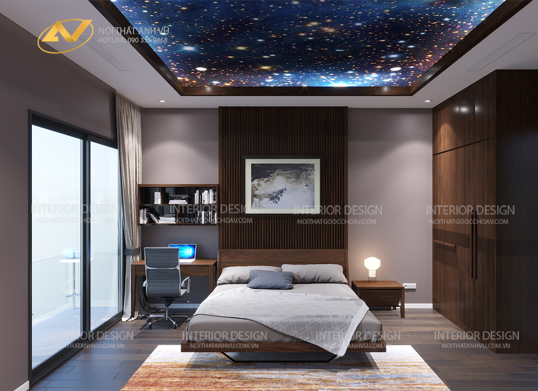 Thiết kế nội thất nhà phố sang trọng Mr. Duy - Long Biên 6 Thiết kế nội thất nhà phố sang trọng - Nôi thất Anh Vũ
