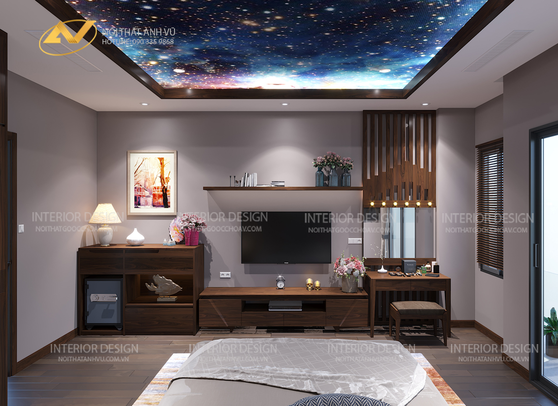Thiết kế nội thất nhà phố sang trọng Mr. Duy - Long Biên 7 Thiết kế nội thất nhà phố sang trọng - Nôi thất Anh Vũ