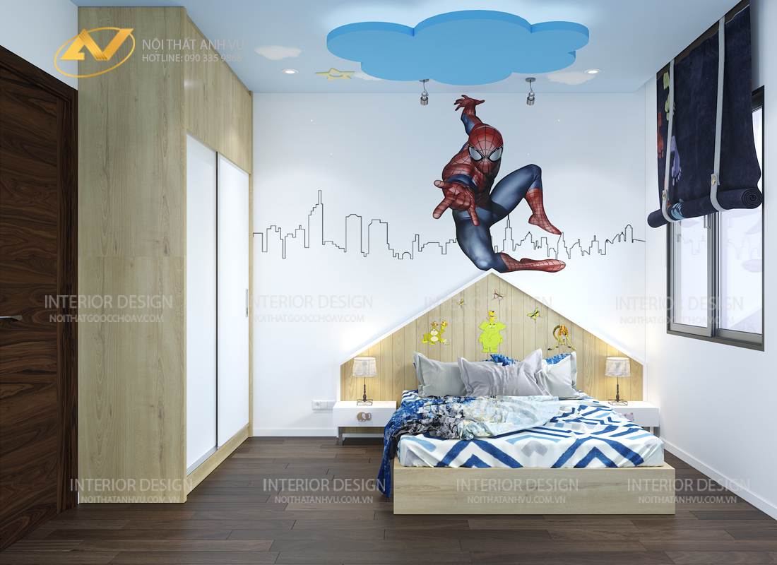Thiết kế nội thất nhà phố sang trọng Mr. Duy - Long Biên 9 Thiết kế nội thất nhà phố sang trọng - Nôi thất Anh Vũ