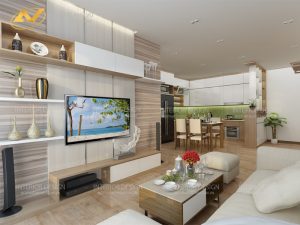 Thiết kế nội thất nhà chung cư đẹp - Nội thất Anh Vũ
