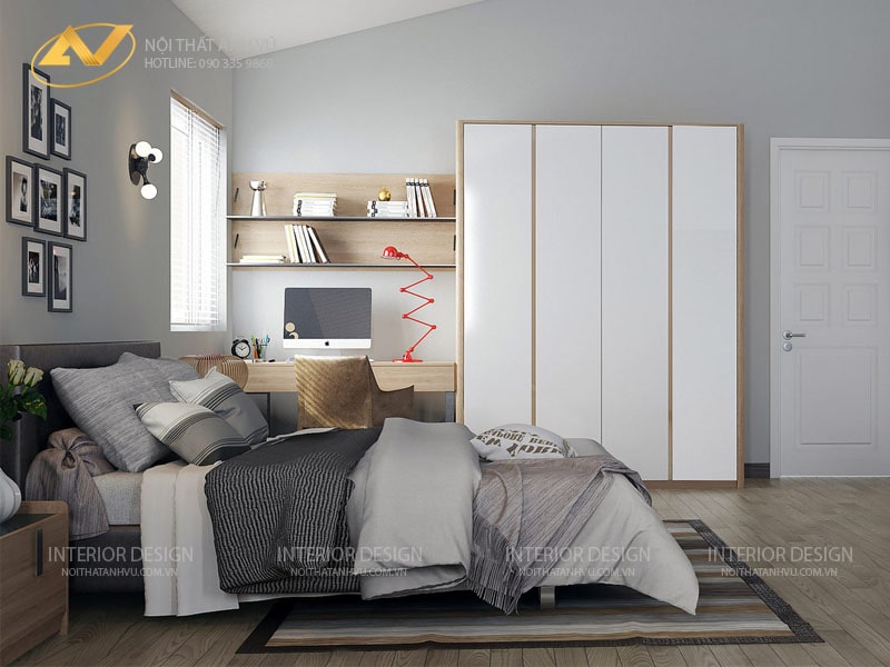 Thiết kế thi công nội thất chung cư Mrs. Ngân - Sky Park Residences 4 Thi công nội thất chung cư Sky Park Residences - Nội thất Anh Vũ