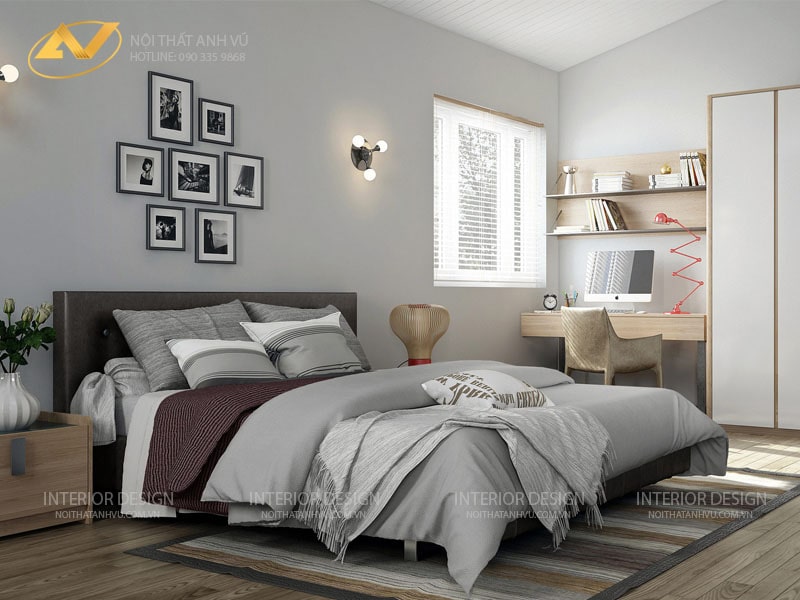 Thiết kế thi công nội thất chung cư Mrs. Ngân - Sky Park Residences 5 Thi công nội thất chung cư Sky Park Residences - Nội thất Anh Vũ
