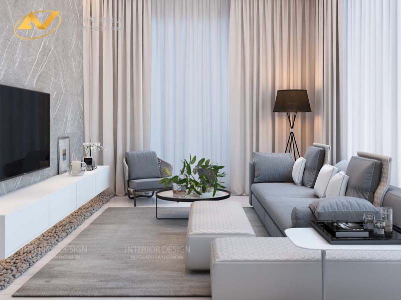 Thi công nội thất chung cư hiện đại Mr. Đức - Center Point 5 Thi công nôi thất chung cư Center Point - Nội thất Anh Vũ