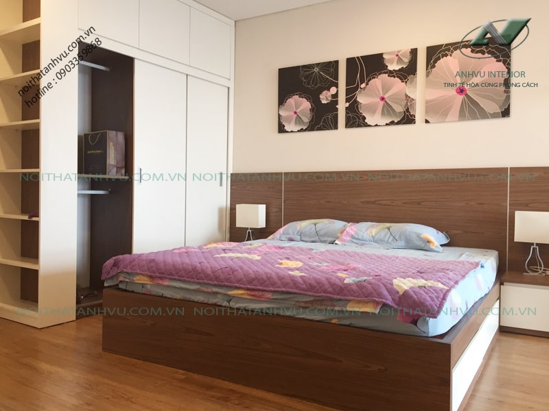 Thi công nội thất chung cư Mipec Long Biên - Nội thất Anh Vũ