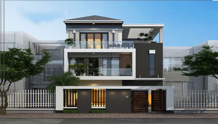 Phong thủy nhà biệt thự trên thế đất bằng Phong thủy nhà biệt thự trên thế đất bằng