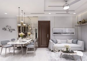 Thiết kế nội thất căn hộ 80m2 - Nội thất Anh Vũ