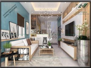 Thiết kế nội thất nhà nhỏ đẹp - Nội thất Anh Vũ