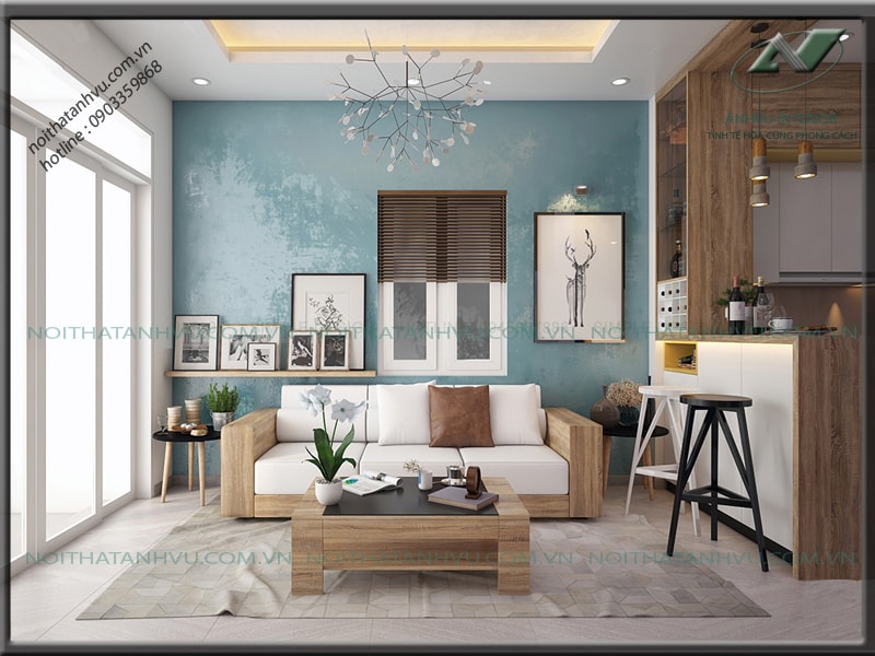 Thiết kế nội thất nhà nhỏ đẹp - Nội thất Anh Vũ