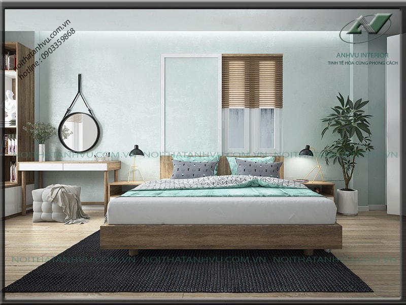 Thiết kế nội thất nhà nhỏ đẹp - Nội thất Anh Vũ