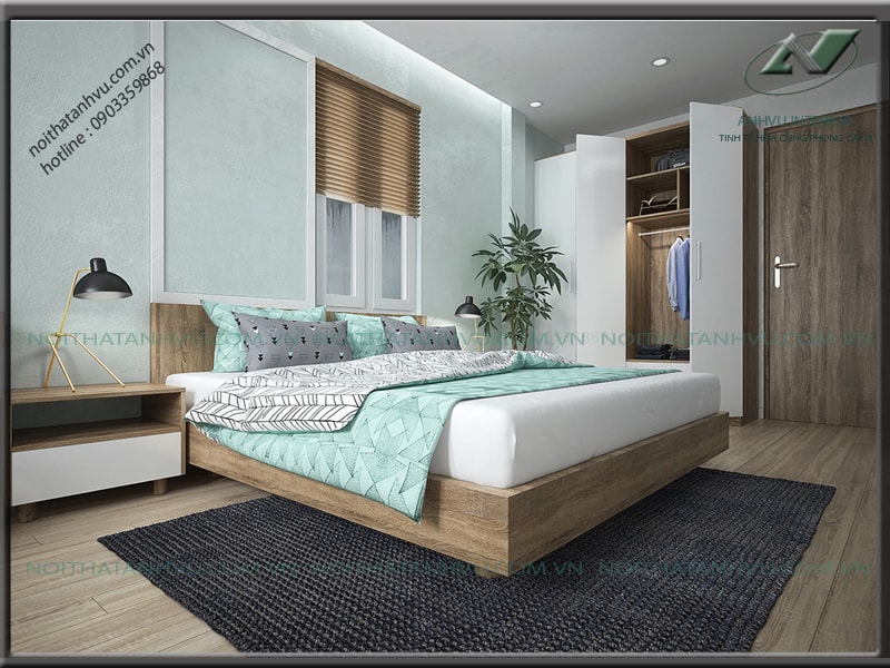 Thiết kế nội thất nhà nhỏ đẹp - Nội thất Anh Vũ