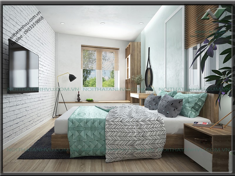 Thiết kế nội thất nhà nhỏ đẹp - Nội thất Anh Vũ