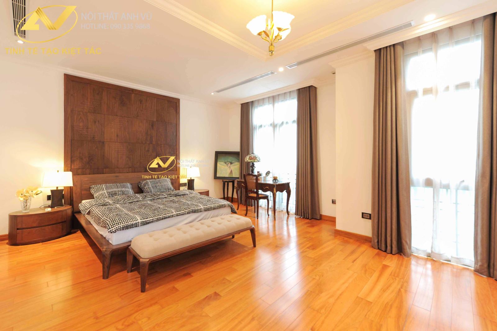 Thi công nội thất biệt thự đẹp - Nội thất Anh Vũ