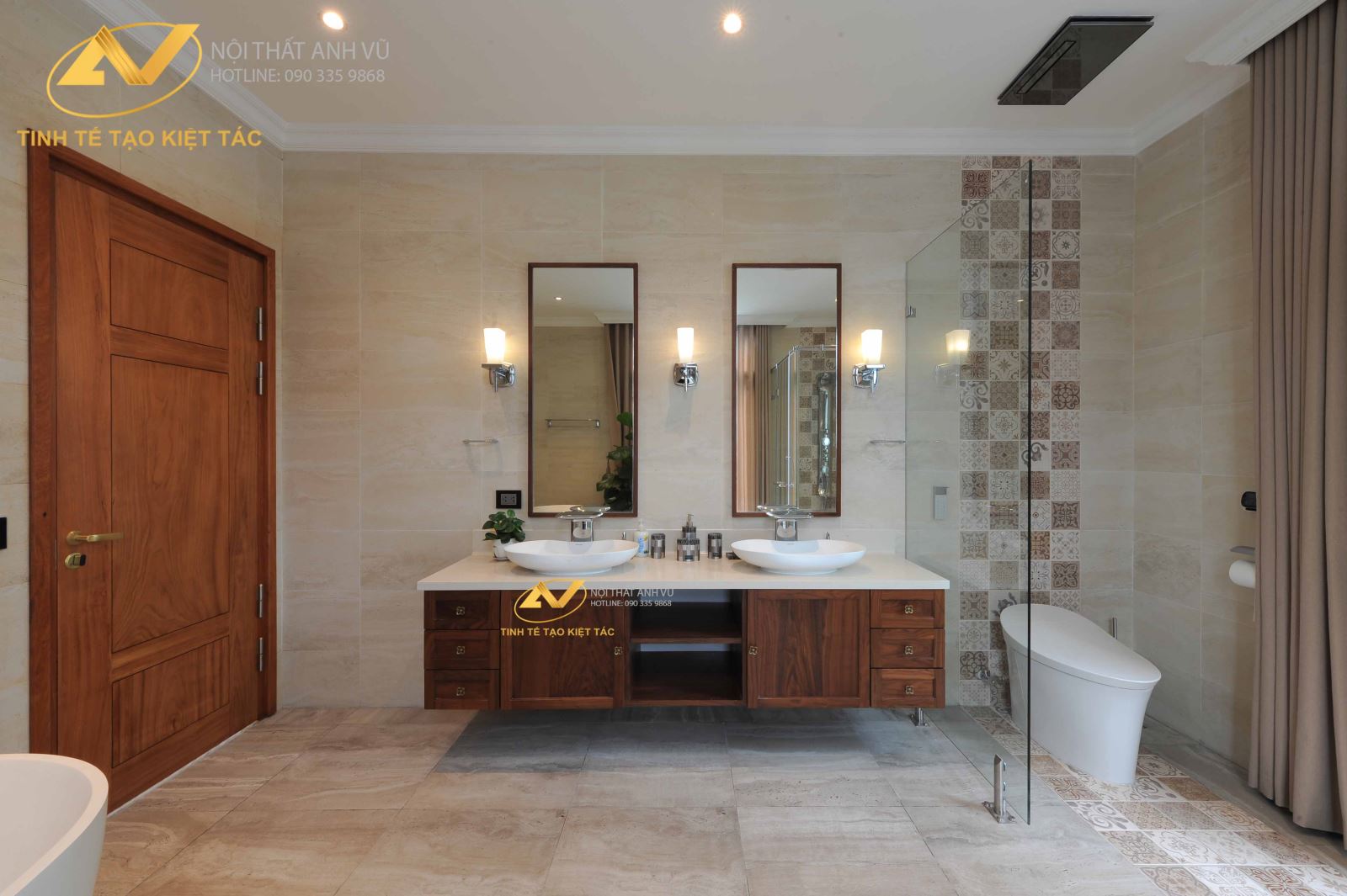 Thi công nội thất biệt thự đẹp - Nội thất Anh Vũ