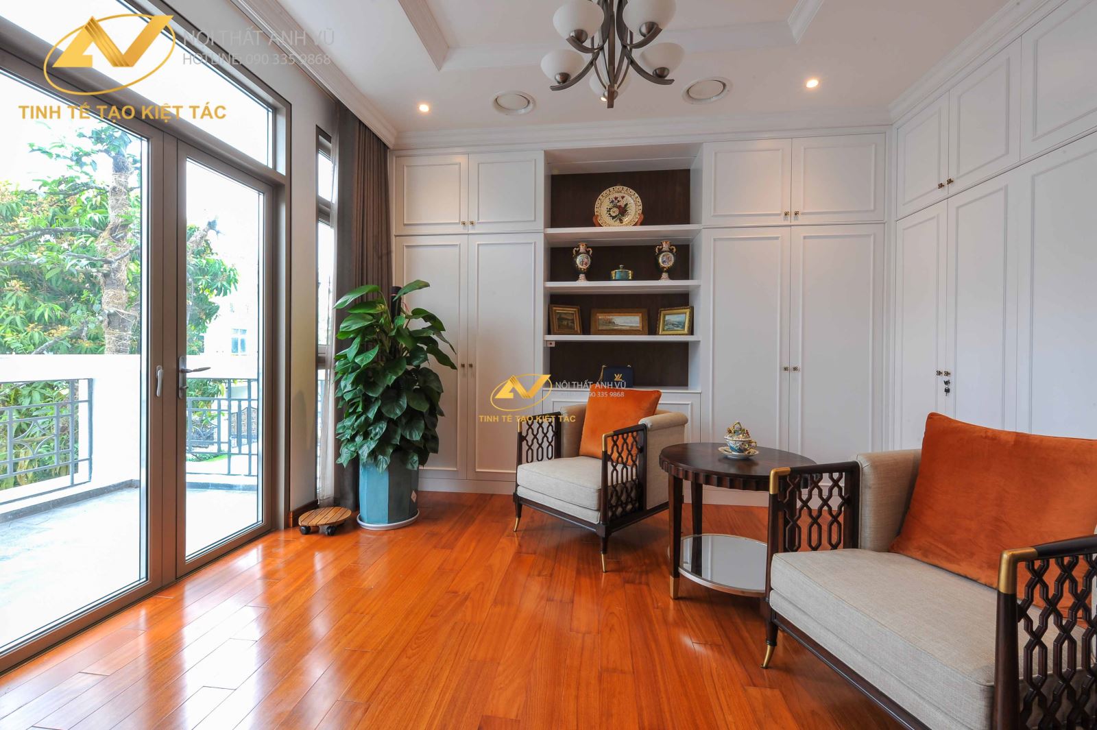 Thi công nội thất biệt thự đẹp Mr. Minh – Vinhome Riverside 1