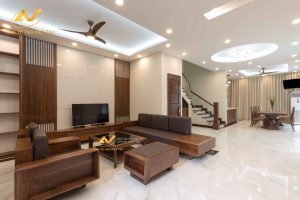 Thi công nội thất biệt thự hiện đại - Nội thất Anh Vũ