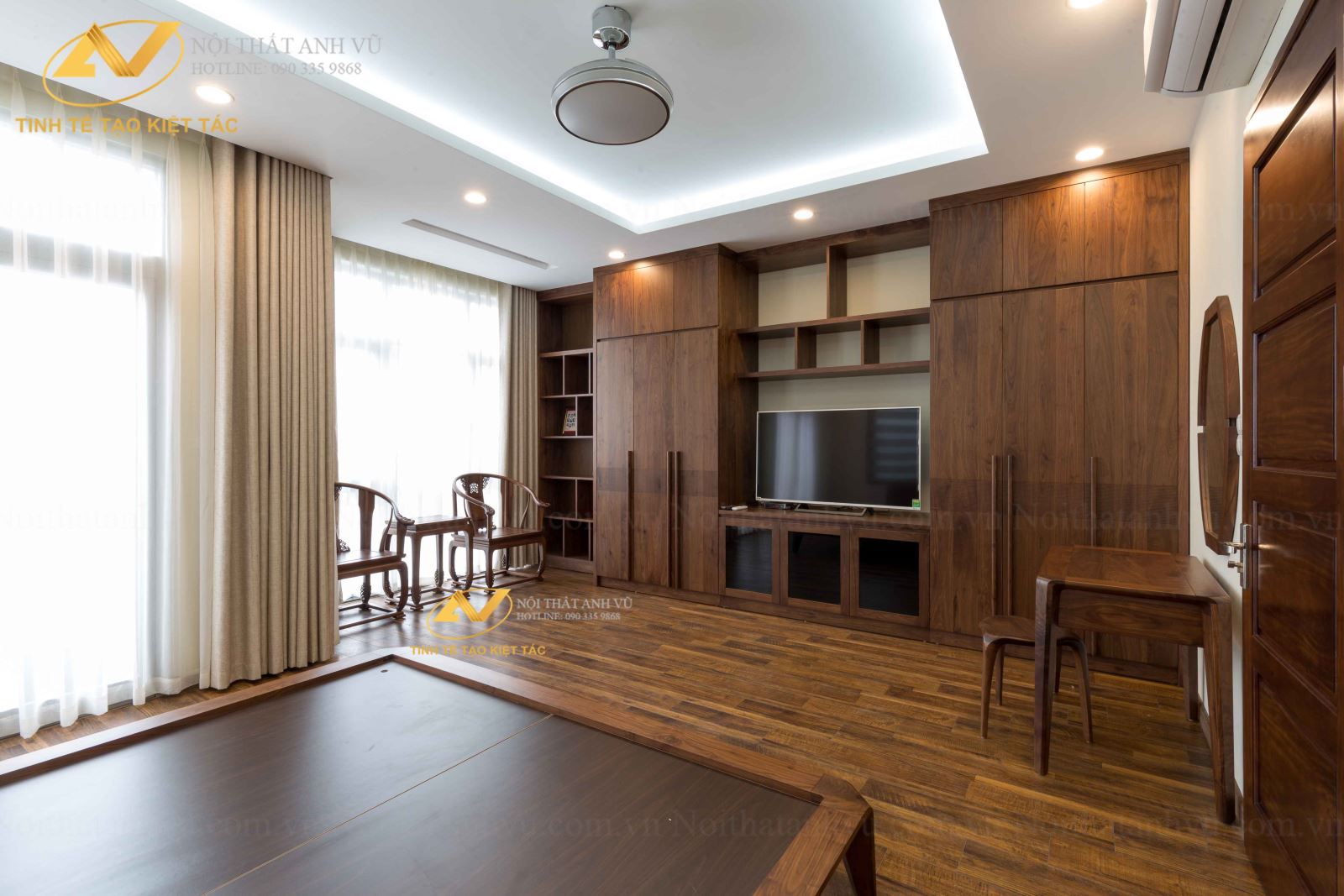 Thi công nội thất biệt thự hiện đại - Nội thất Anh Vũ
