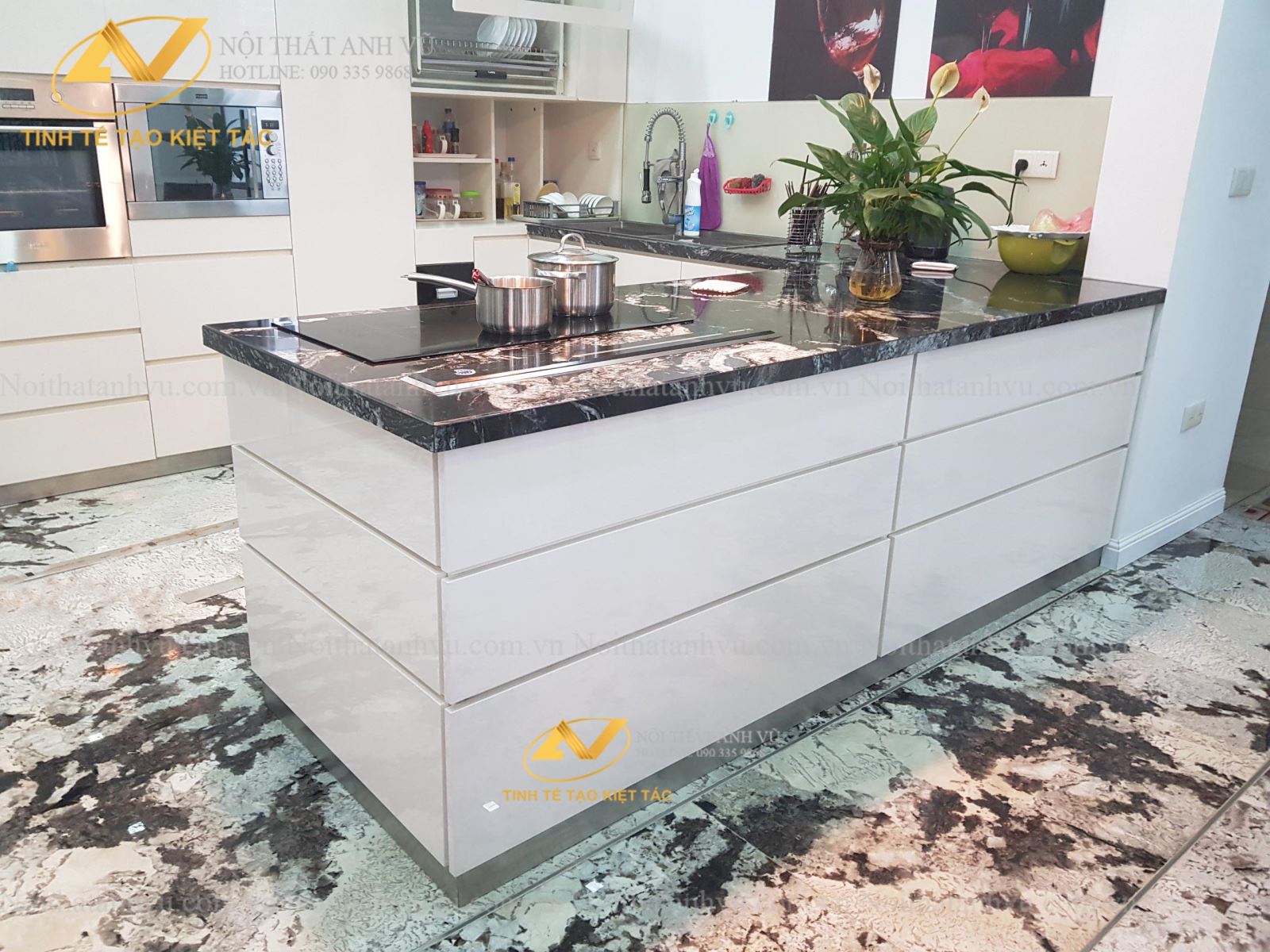 Thi công nội thất biệt thự sang trọng Mr. Chiến - Bồ Đề 4 Thi công nội thất biệt thự sang trọng - Nội thất Anh Vũ
