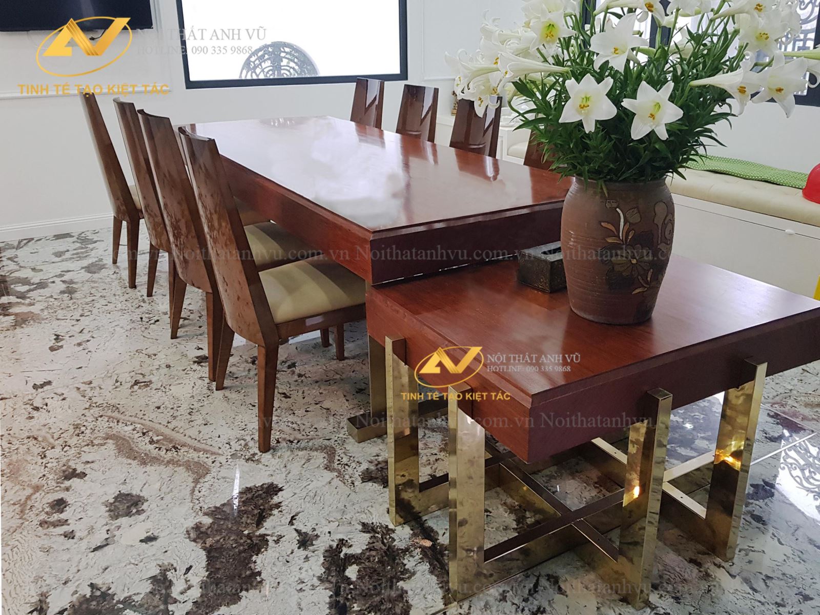 Thi công nội thất biệt thự sang trọng Mr. Chiến - Bồ Đề 7 Thi công nội thất biệt thự sang trọng - Nội thất Anh Vũ