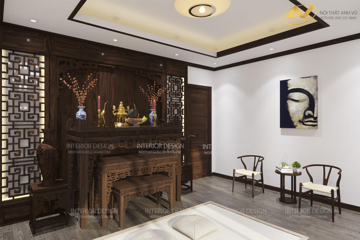Thiết kế nội thất nhà phố sang trọng Mr. Duy - Long Biên 11 Thiết kế nội thất nhà phố sang trọng - Nôi thất Anh Vũ