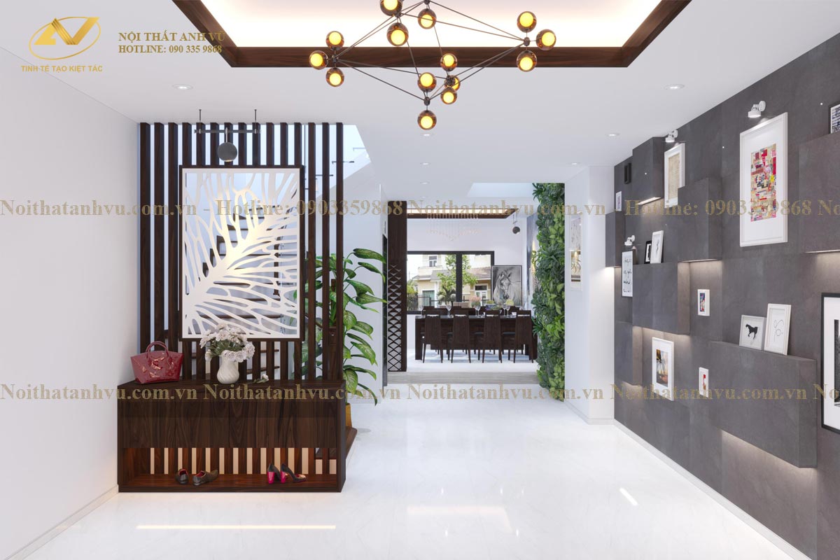 Thiết kế nội thất nhà phố sang trọng Mr. Duy - Long Biên 5 Thiết kế nội thất nhà phố sang trọng - Nội thất Anh Vũ