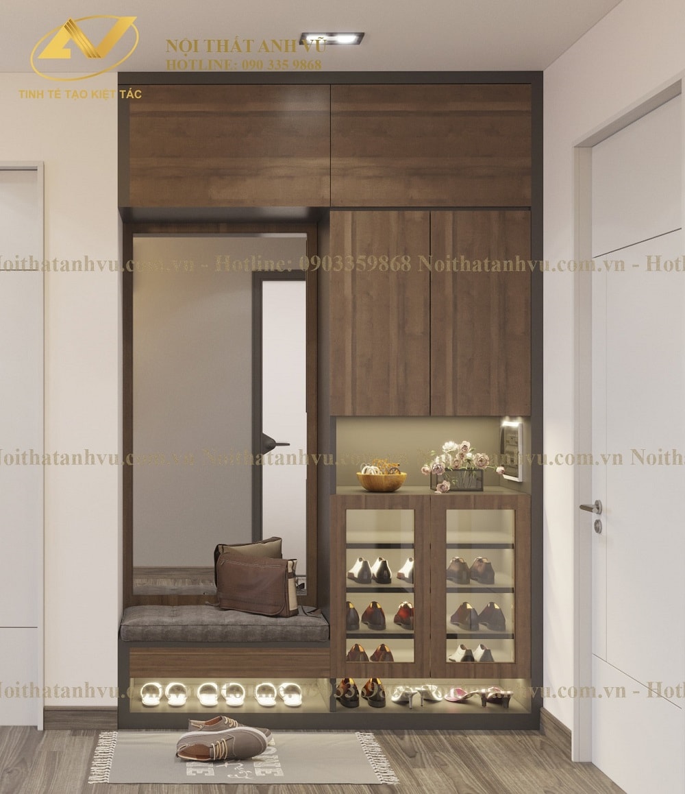 Thiết kế nội thất chung cư đẹp hiện đại Mr. Ngọc - Ngoại giao đoàn 5 Thiết kế nội thất chung cư đẹp hiện đại - Nội thất Anh Vũ