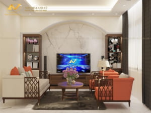 Thiết kế nội thất biệt thự Vinhome 2