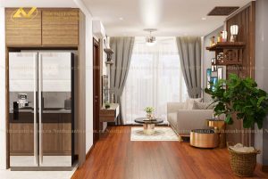Thiết kế căn hộ chung cư homeland - Nội thất Anh Vũ