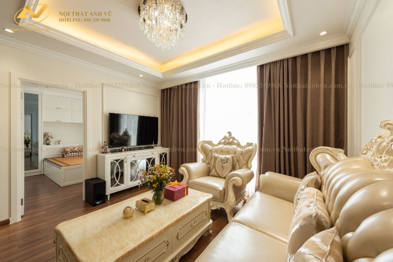 Hoàn thiện cải tạo nội thất căn hộ chung cư anh Hưng 1
