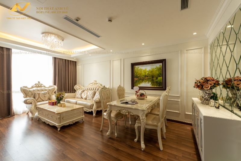 Hoàn thiện cải tạo nội thất căn hộ chung cư anh Hưng 3