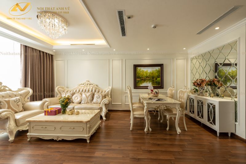 Hoàn thiện cải tạo nội thất căn hộ chung cư anh Hưng 4